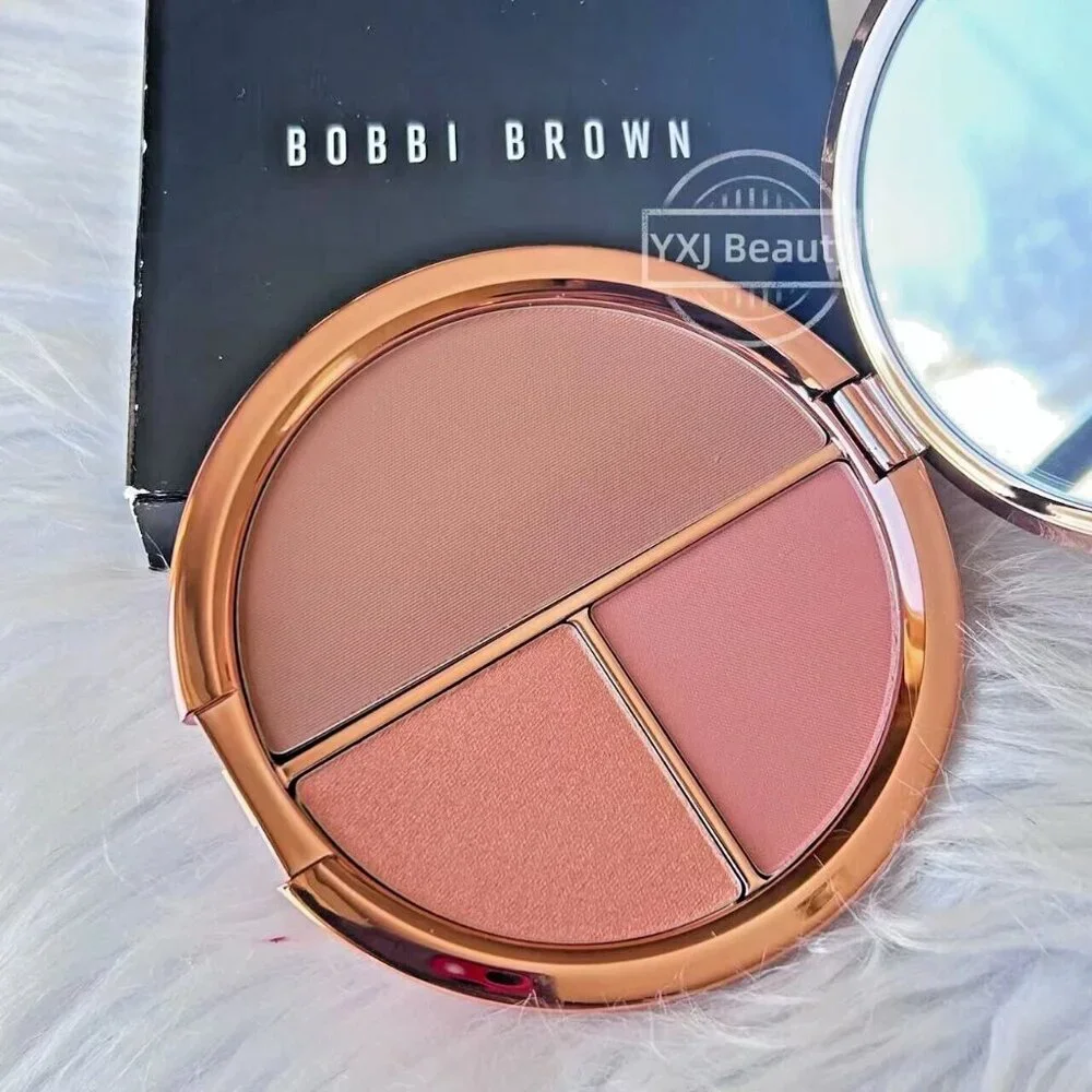 New Bobbi Brown Face & Cheek Palette~Light~Full size~Discontinued RARE